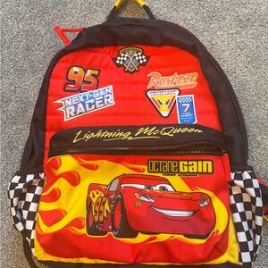 Disney Cars Lightning McQueen Backpack - Red, Yellow, and Black